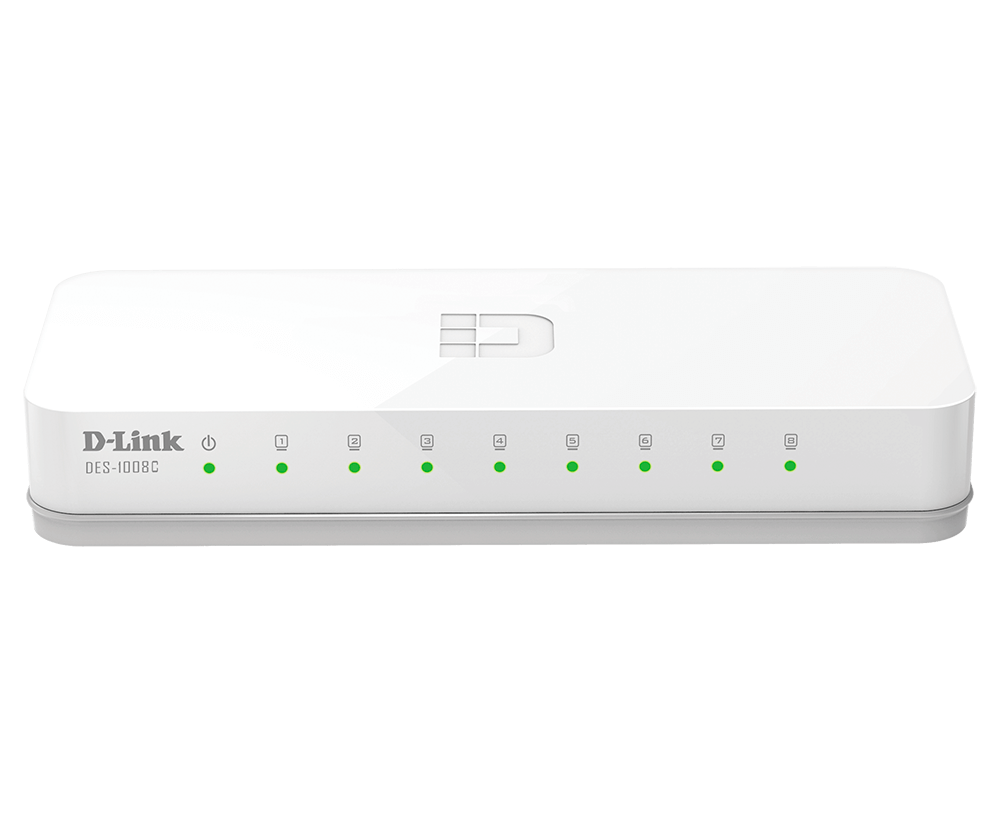 D-Link 8 port 10/100Base-T unmanaged switch