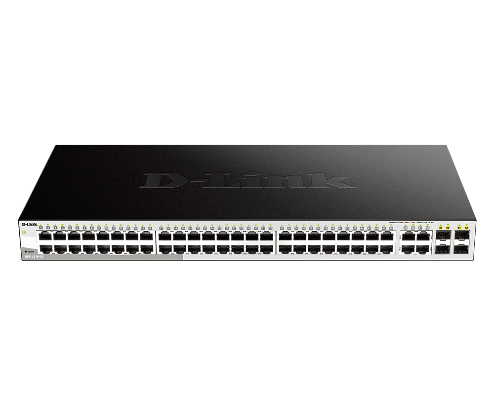 D-Link 48-Port 10/100/1000Base-Twith 4 SFP Smart Switch