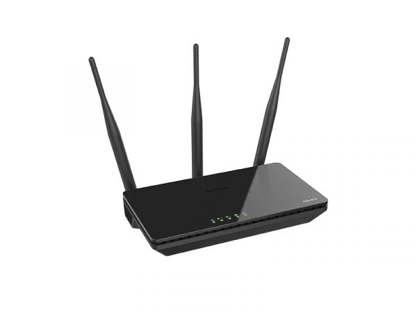 Wireless AC 750 Dual Band (11a/b/g/n/ac) Router, 3 external antennas,  4 x Ethernet port, Universal Repeater Mode Support, UK power Plug