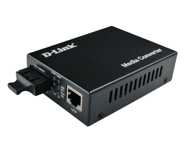 100Base-TX UTP to 100Base-FX MM SC Fast Ethernet Fiber Media Converter (Up to 2km)