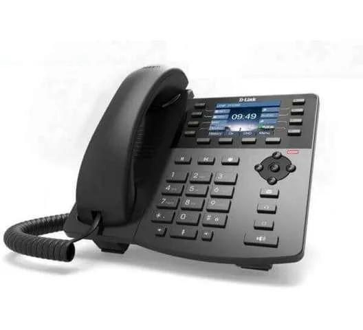 SIP Color LCD IP Phone with 1 x Gigbit PoE port, 1 x Gigabit LAN port , VLAN support, 2 SIP accounts, 2.8inch Color LCD display (without power adaptor)