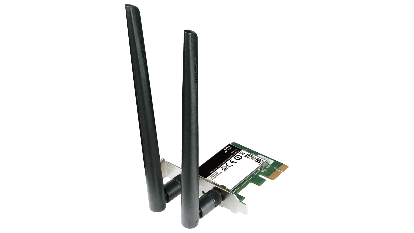 Wireless AC 1200 Dual Band (11a/b/g/n/ac) PCI Express Adaptor,4.5dBi dual antenna,short & standard bracket