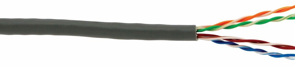 CAT6 UTP 24 AWG PVC Solid Cable