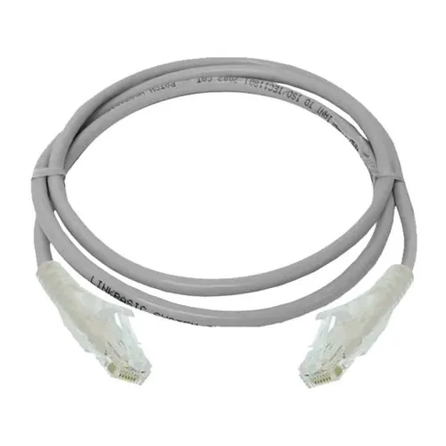 CAT6 UTP 24 AWG PVC Round Patch Cord – 1M – 5M – Grey Color