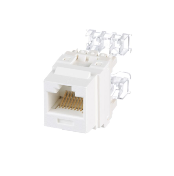 UTP RJ45 Cat 6 Punchdown Keystone Jack Module, AW